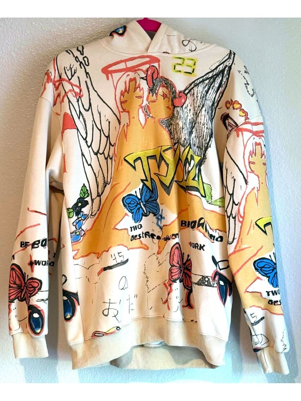 Aelfric Eden Animation Doodle Hoodie Size S